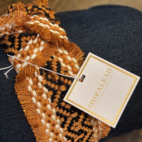 ❤️Shiraleah Rust and White Fringed Headband - Picture 4 of 6